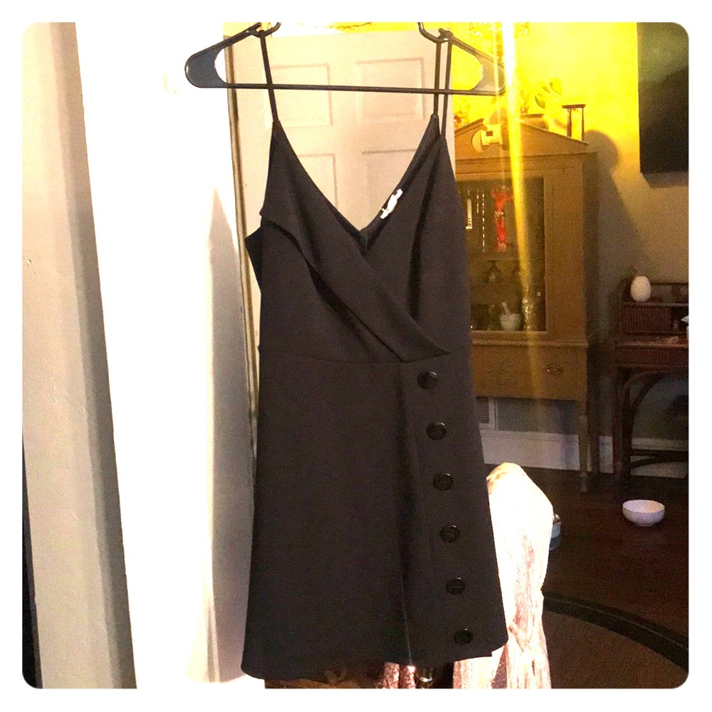 Silence + noise mini wrap dress